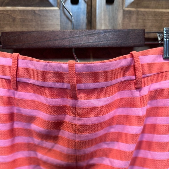 J. Crew Pink and‎ Orange Striped Skirt size 6 - Picture 5 of 6